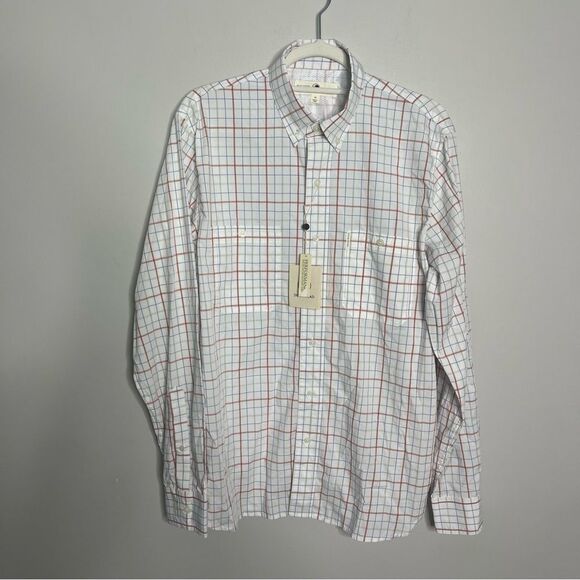 Duck Head Performance Poplin  Plead Guide Shirt NEW MEDIUM - Picture 2 of 9